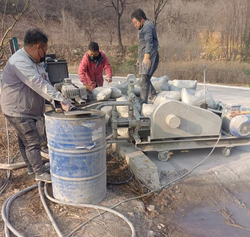 武定路面下沉注浆